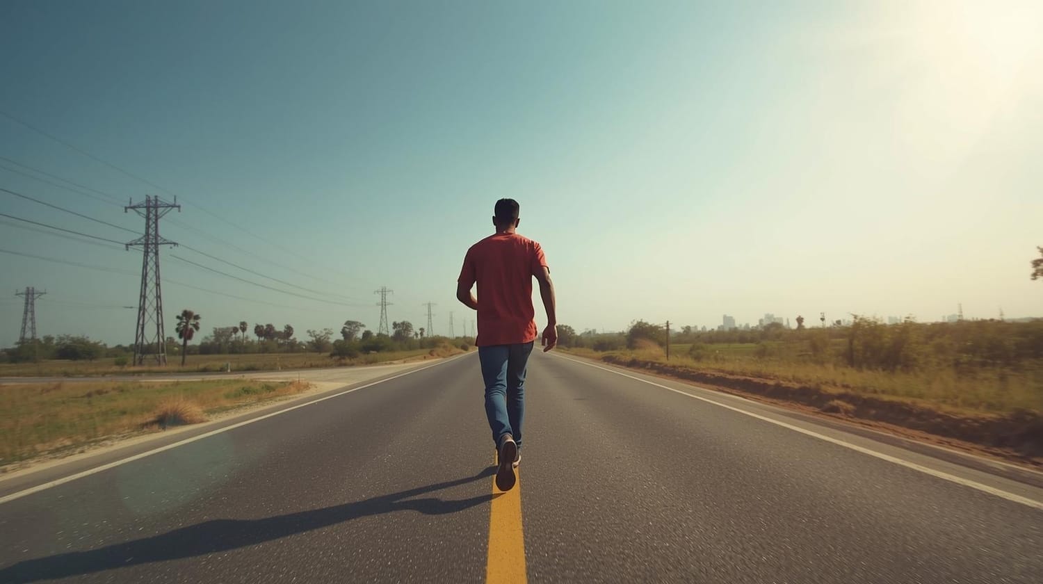 maschio virile con una direzione