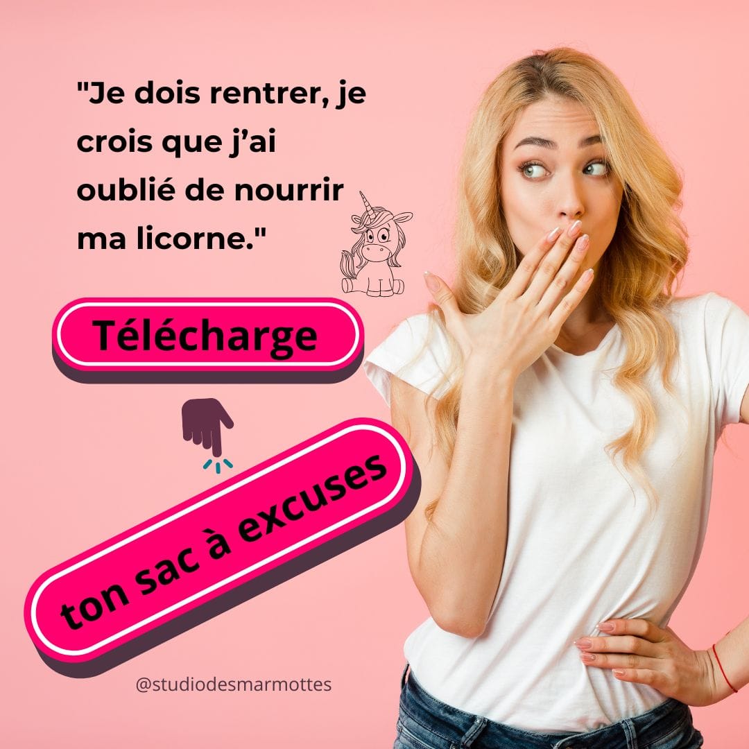 Aperçu du sac à excuses à télécharger