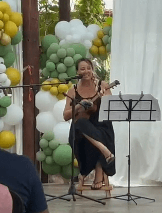 Magali sur scène