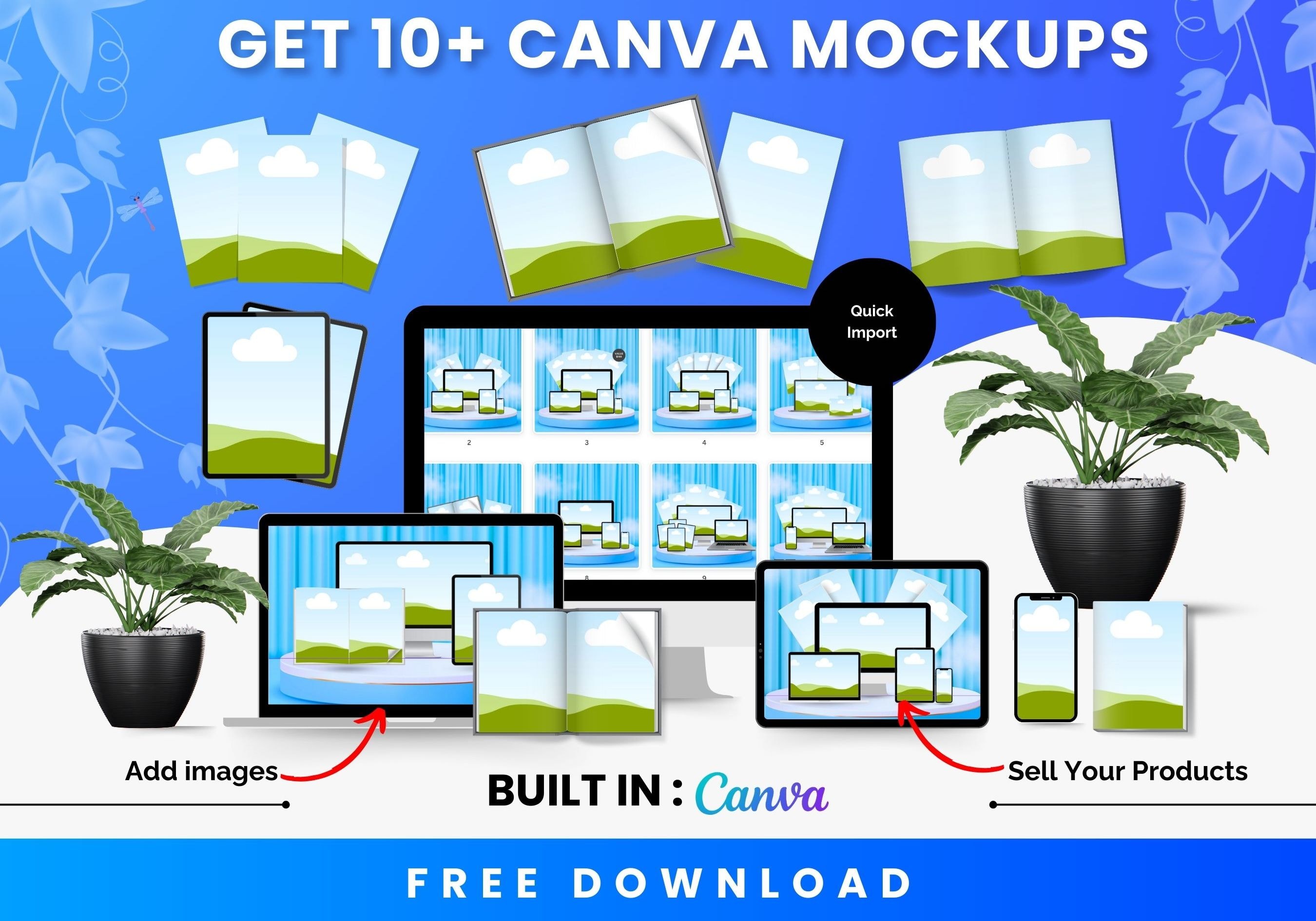 Free Canva Display Mockups