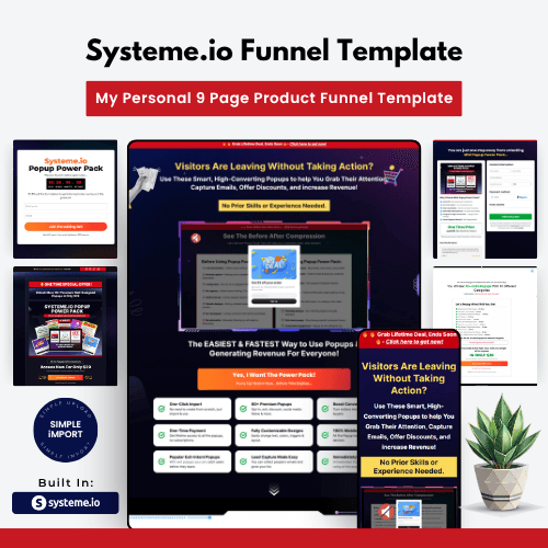 9 Step Systeme.io Funnel Template