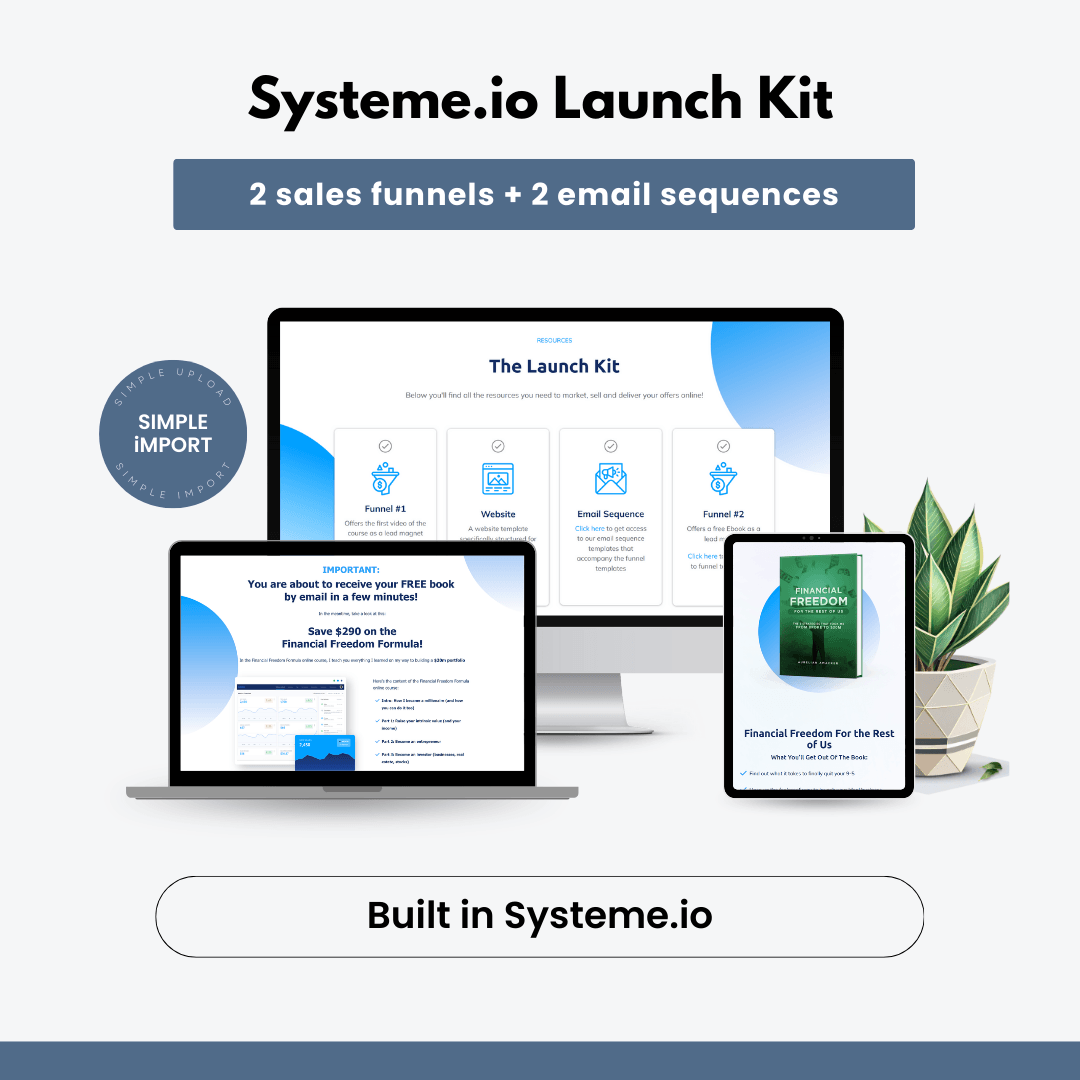 systeme.io free launch kit