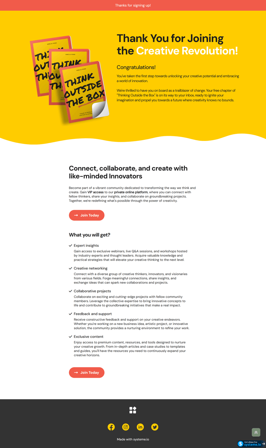 Free Systeme.io Funnel Template Foe Selling E-books