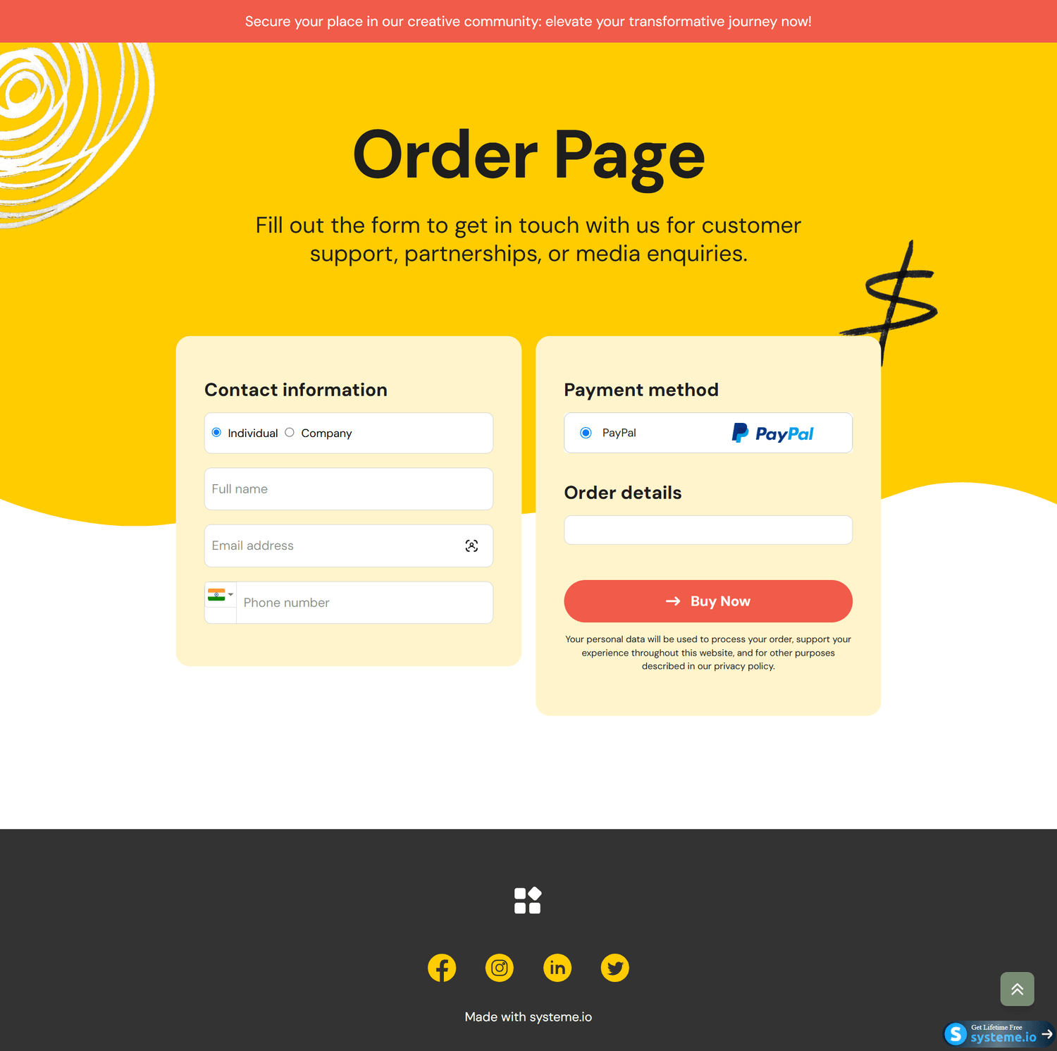 Free Systeme.io Funnel Template Foe Selling E-books