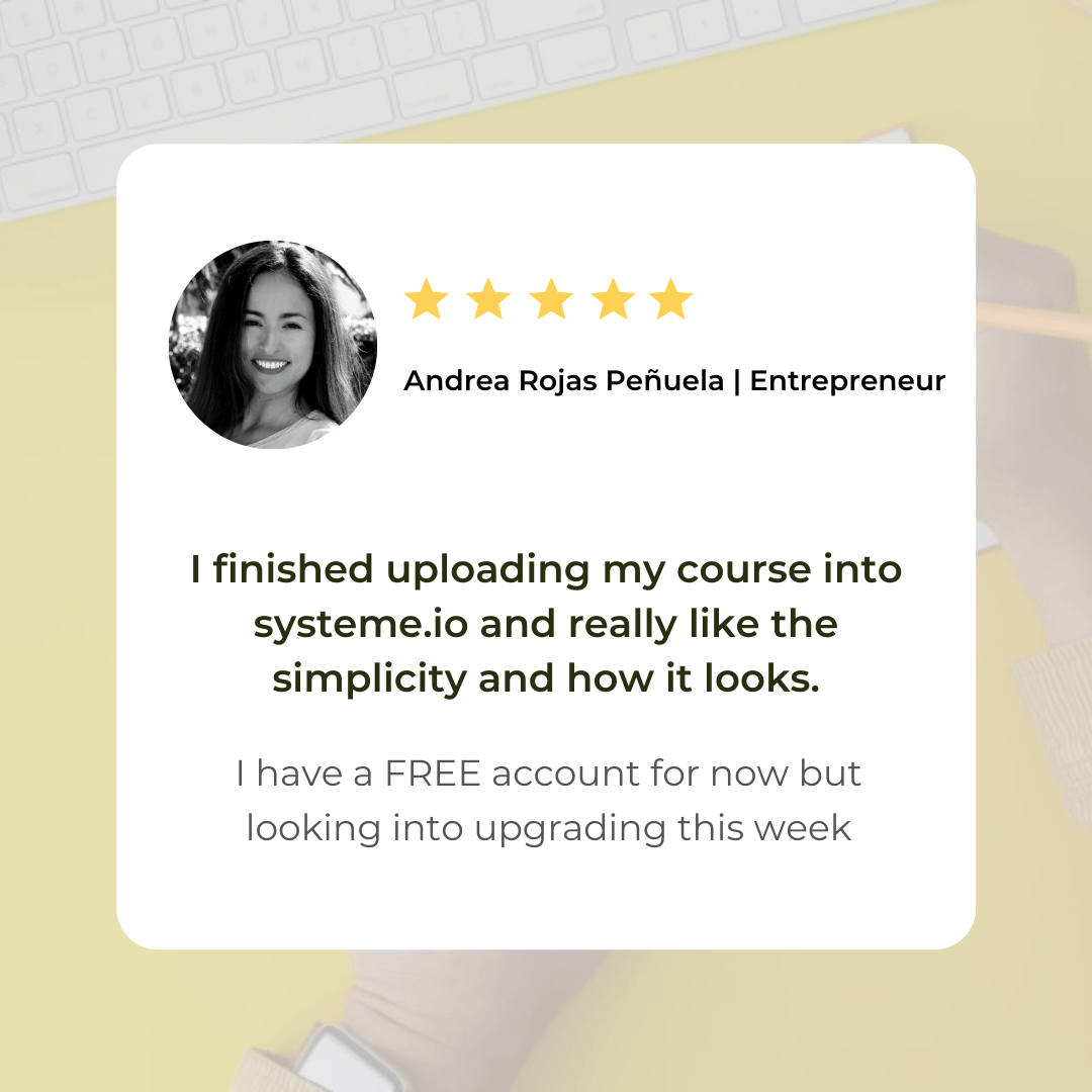 Systeme.io Reviews & Testimonials