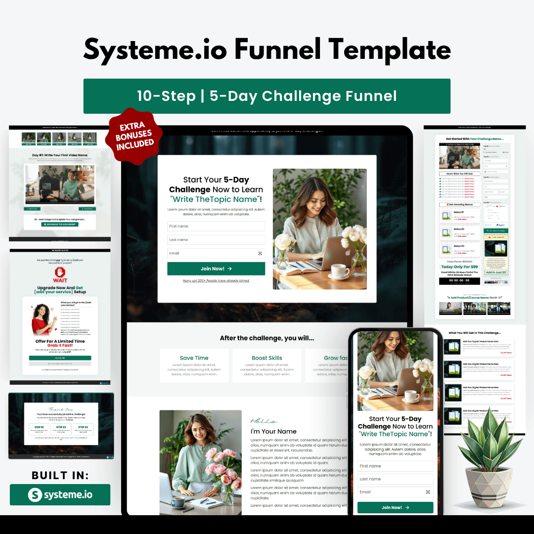 systeme.io Funnel Template