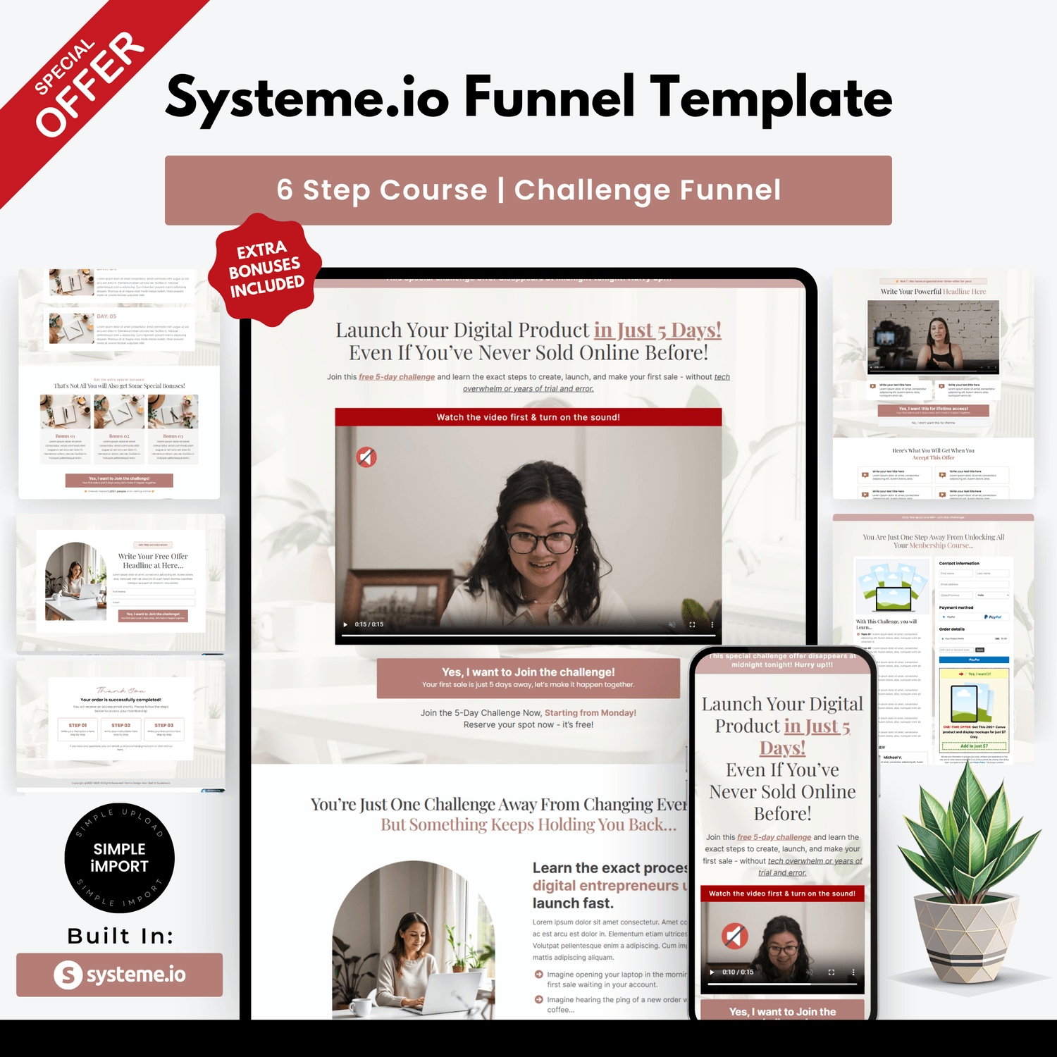 systeme.io Funnel Template