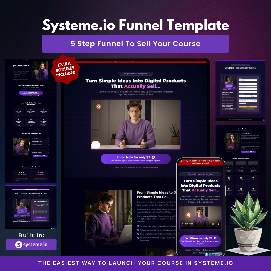systeme.io Funnel Template