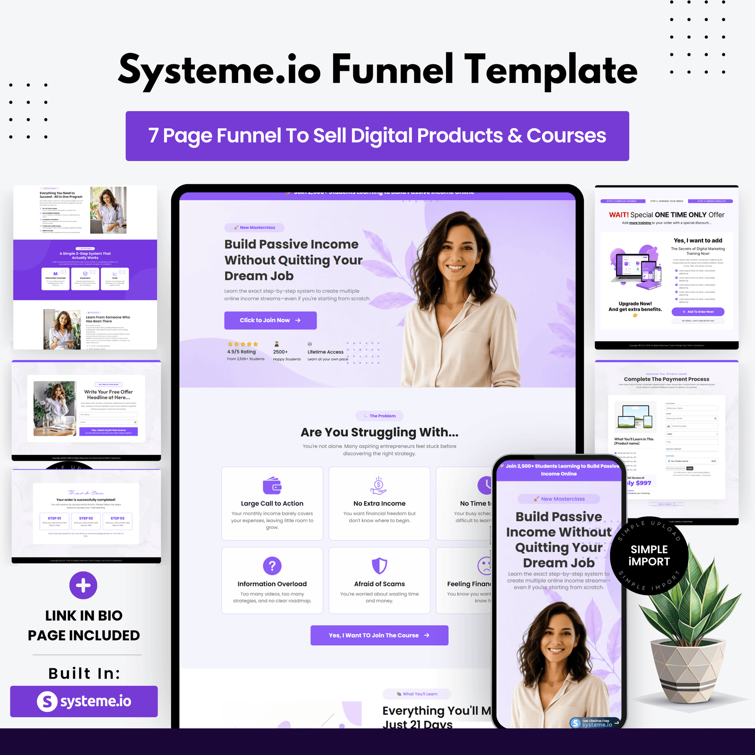 systeme.io funnel template