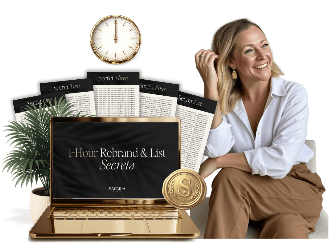 5-step system to rebrand digital products fast