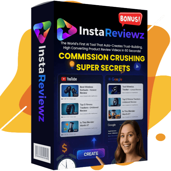 InstaReviewz Ai : L'IA qui crée des vidéos de revue Produit rentables en 60s