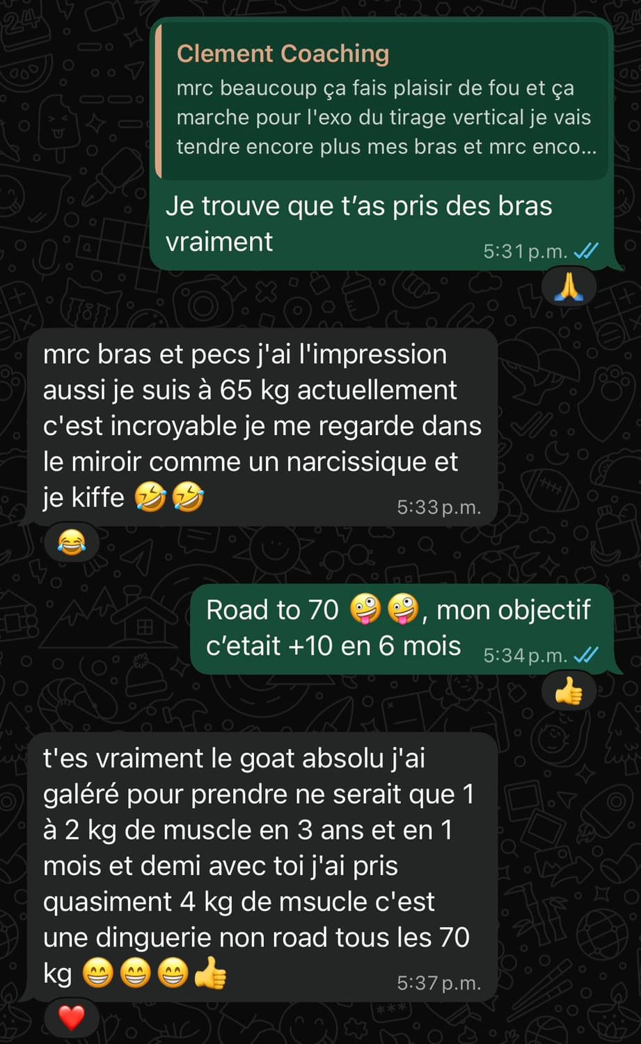 Clément +5kg en 1 mois et demi