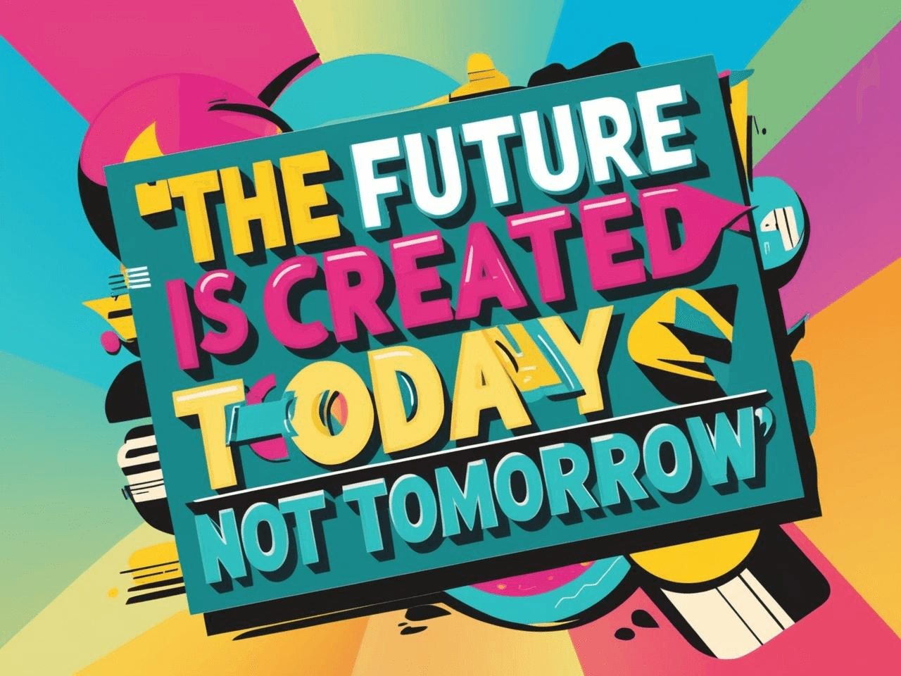 The Future is Created Today, Not Tomorrow