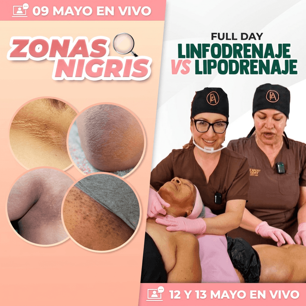 Combo Full Day Linfodrenaje vs Lipodrenaje + Masterclass Zonas Nigris