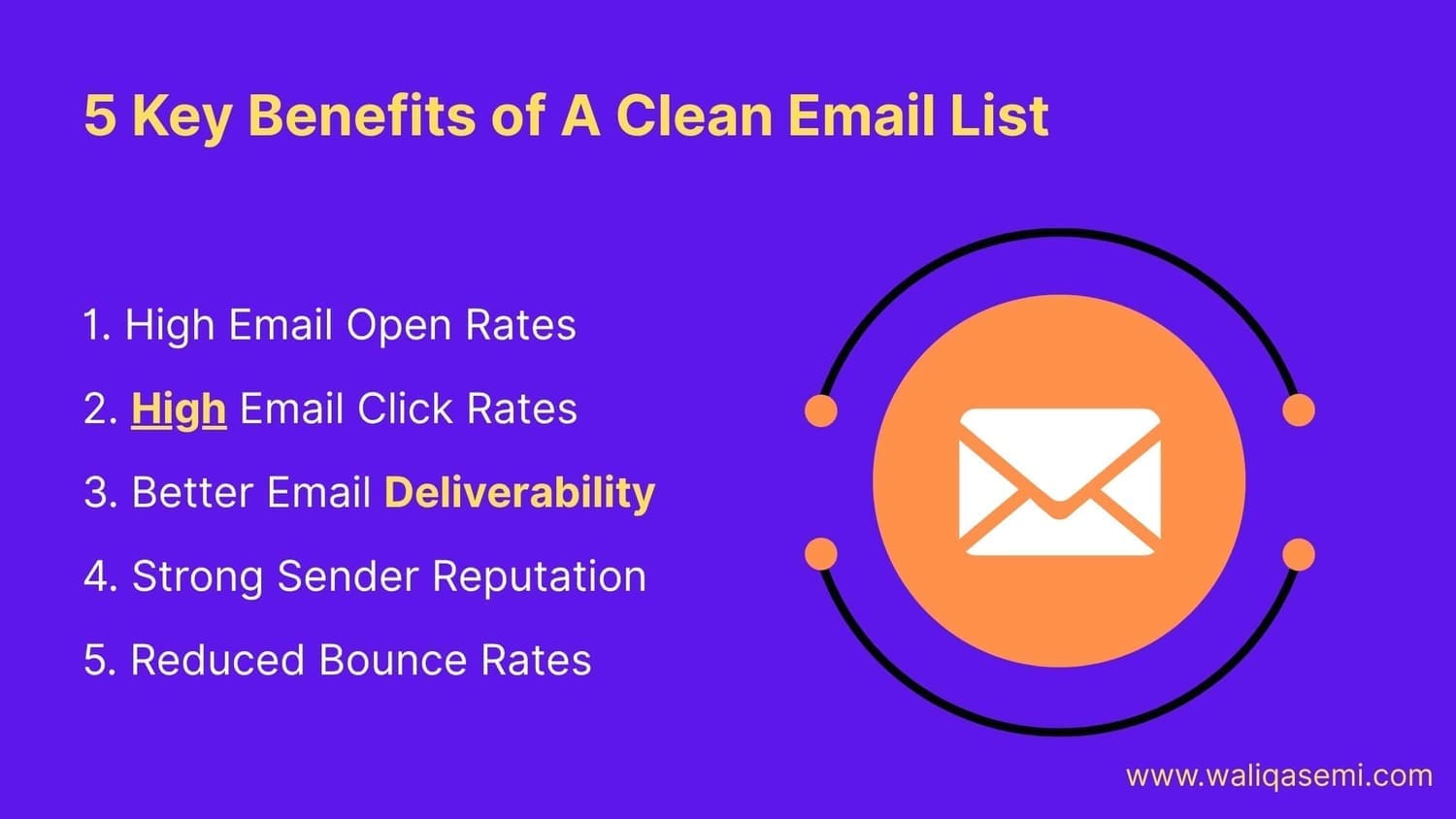 5 key benefits of a clean email list 