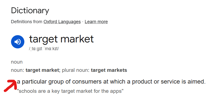 Target Market Defination