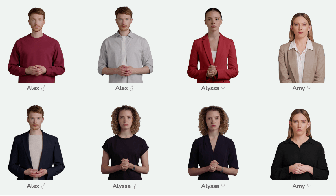 AI Avators in Fliki AI Video Generator