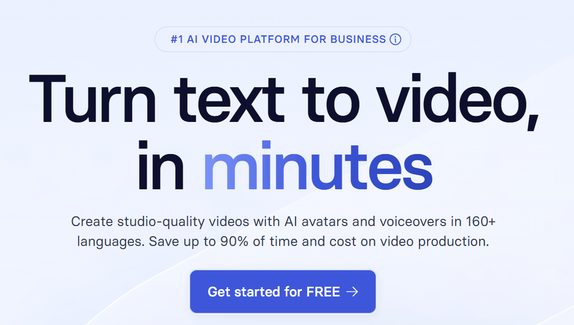 Synthesia AI Video Generator For Business