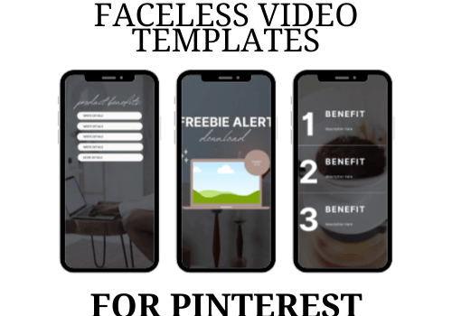 📌FACELESS VIDEO PIN TEMPLATES