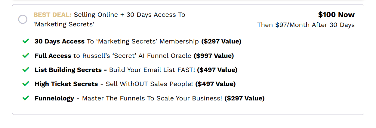 Selling Online Challenge Bonus