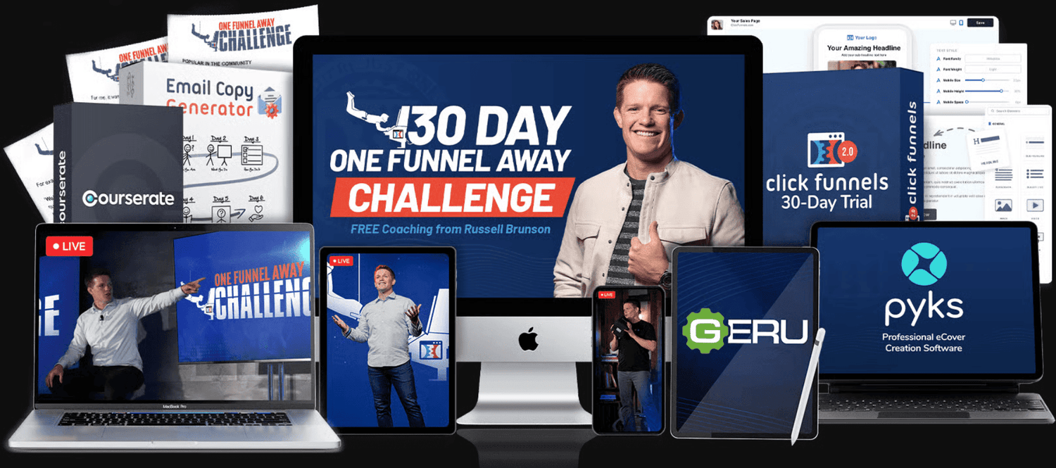 One Funnel Away Challenge Page