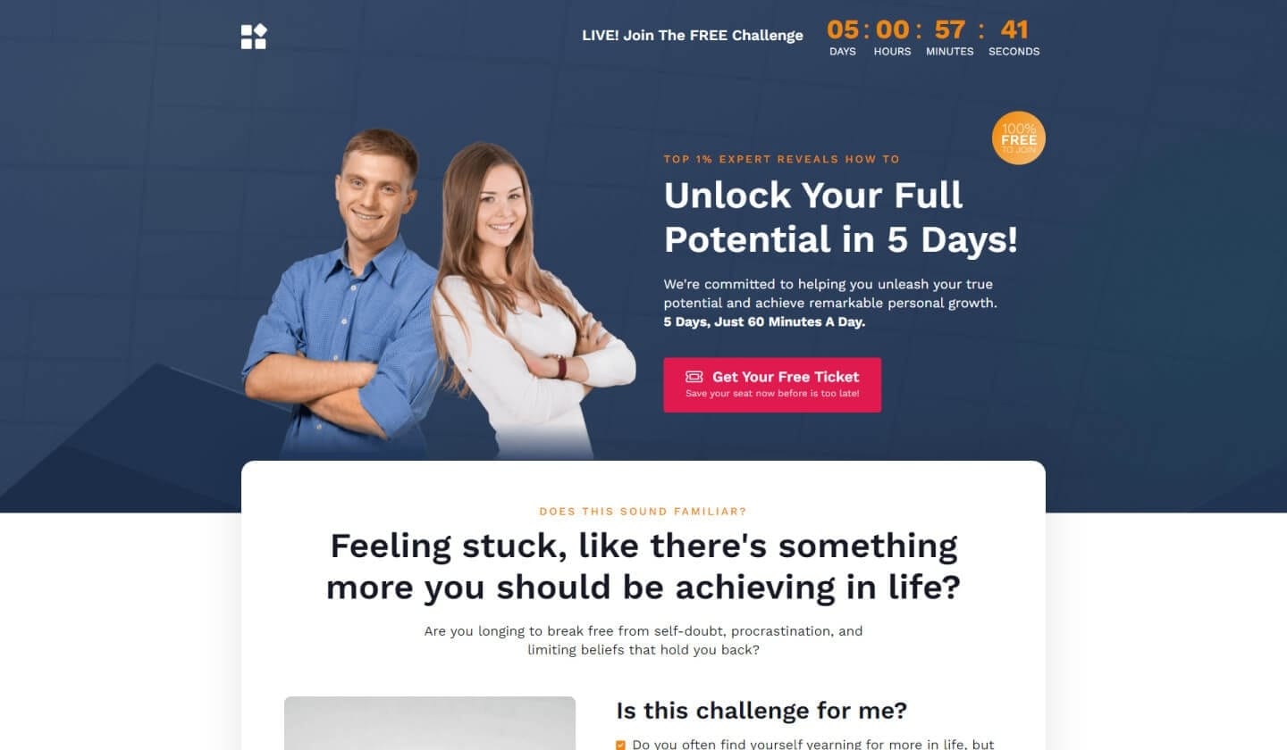 Systeme.io affiliate funnel template