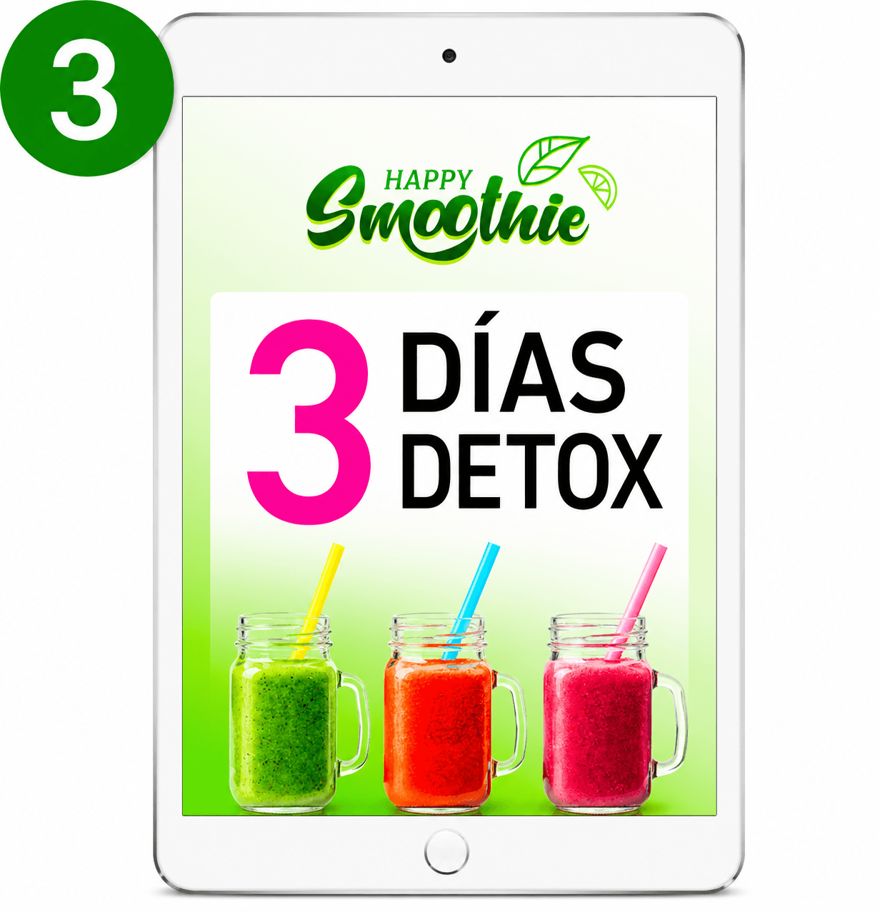 Programme Détox 3 jours offert avec le Challenge Happy Smoothie - Nettoyer son organisme et booster la perte de poids