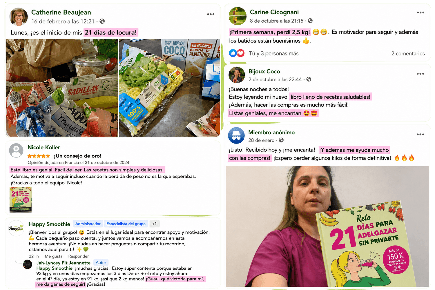 Avis Challenge Happy Smoothie - Témoignage client et résultats après 21 jours