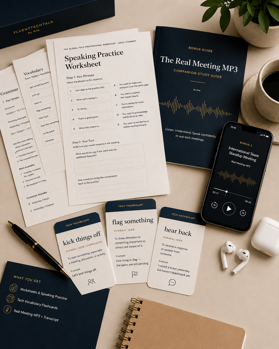 Bonus materials mockup