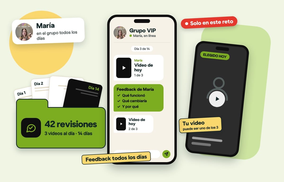 El Grupo VIP: María revisa tres videos al día