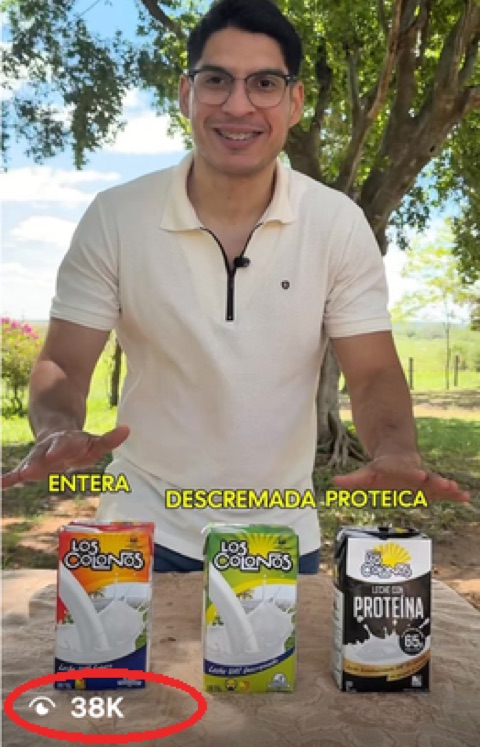 Reel de Luis con 38 mil views