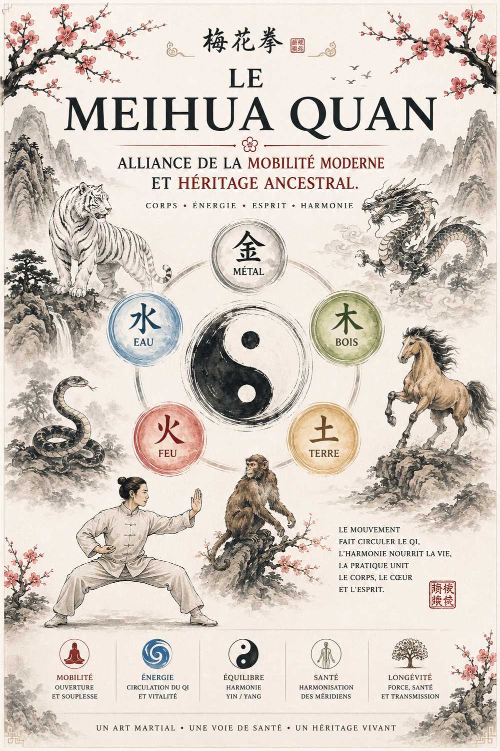Le Meihua Quan, alliance de la mobilité moderne et de l'héritage ancestral