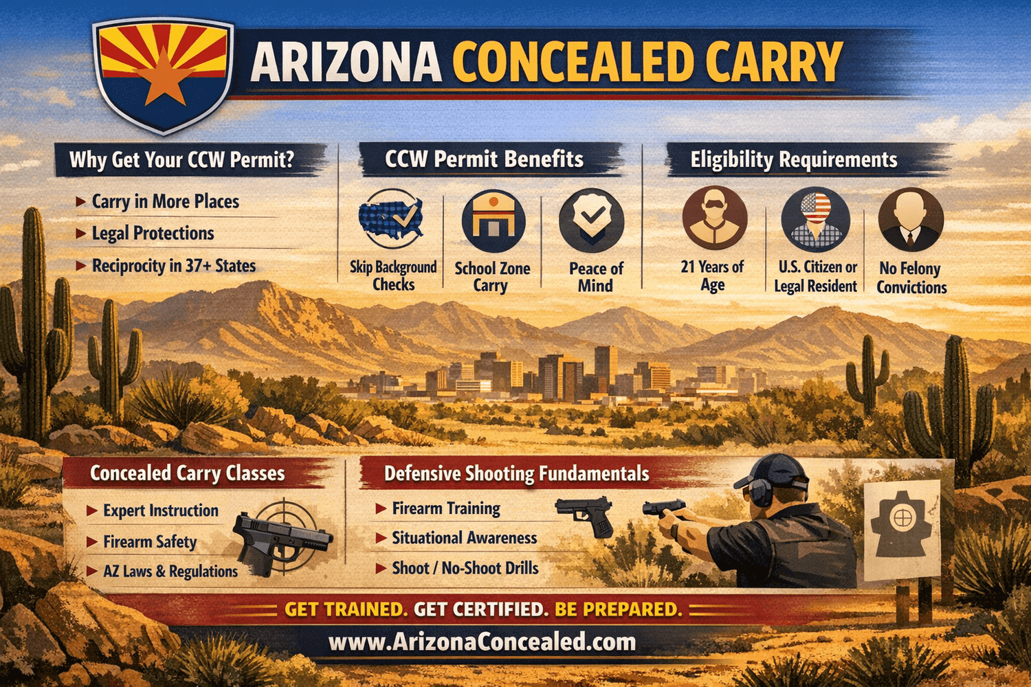 Home or Zoom AZ CCW Class
