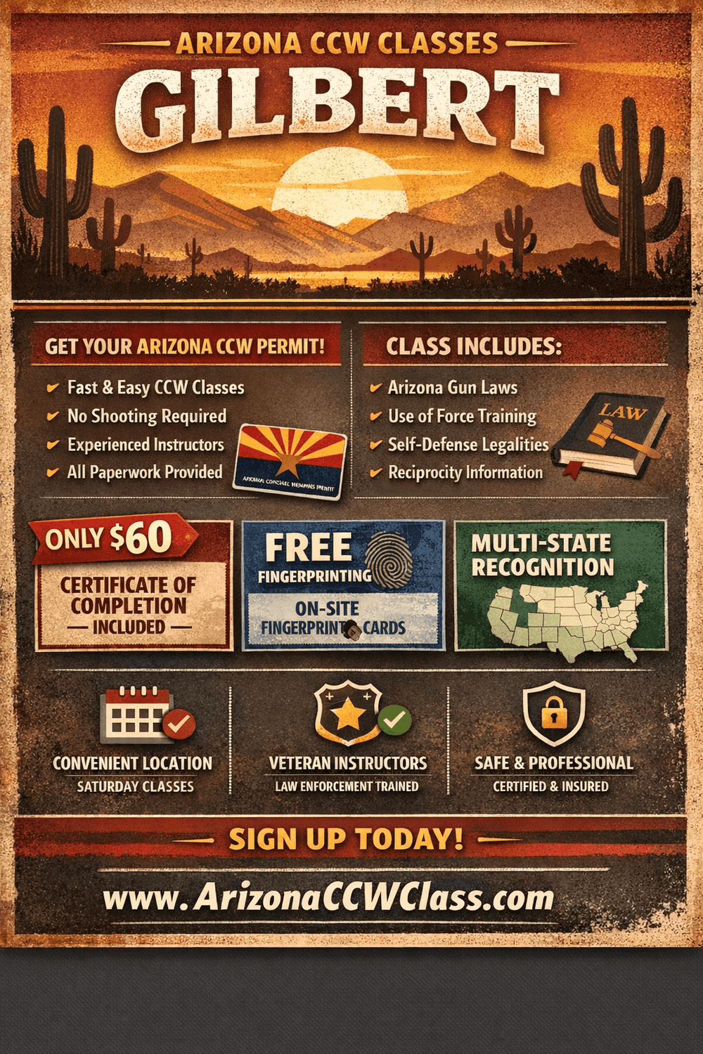 Best CCW Class in Gilbert AZ