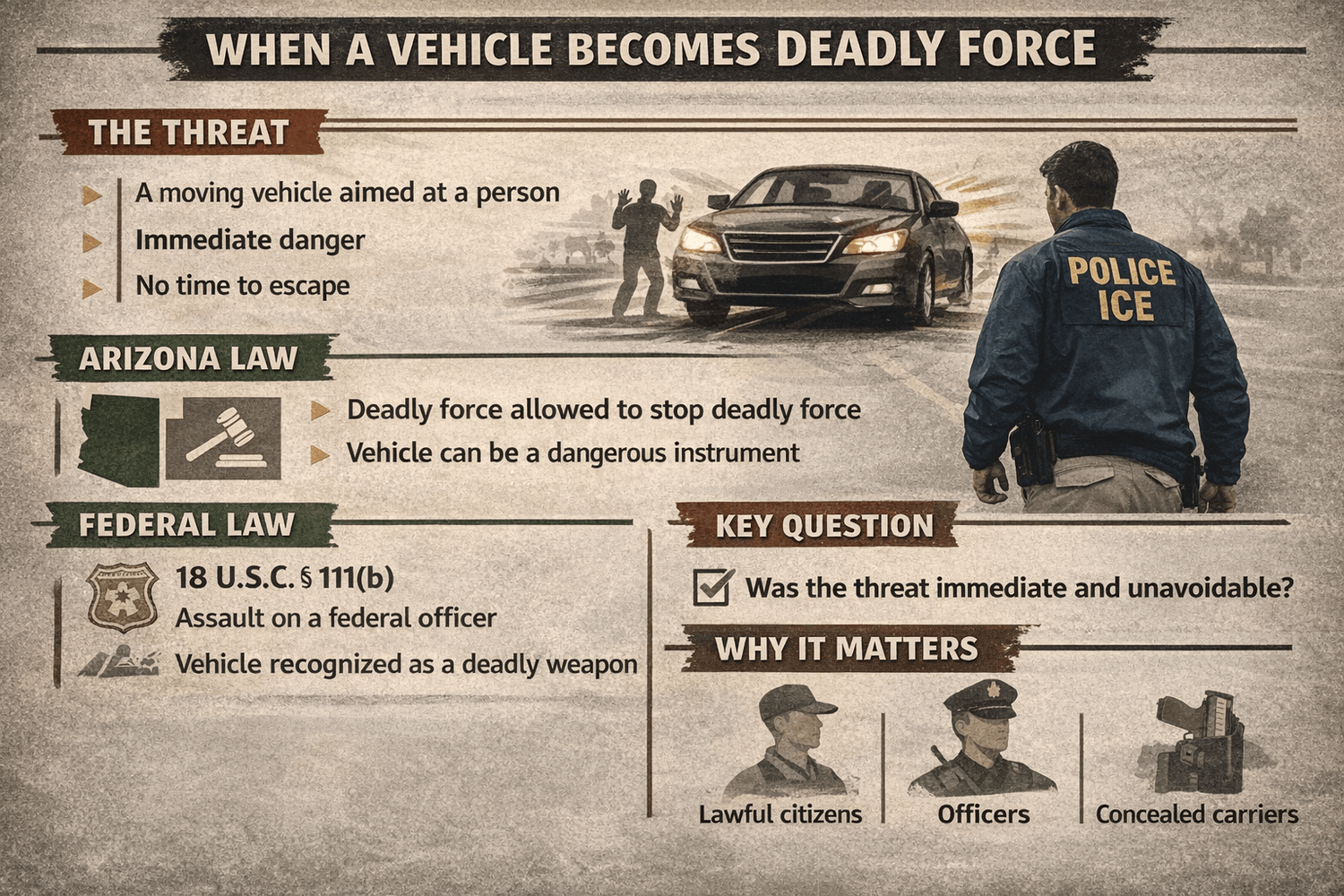 Federal ICE Agent Shoots Driver