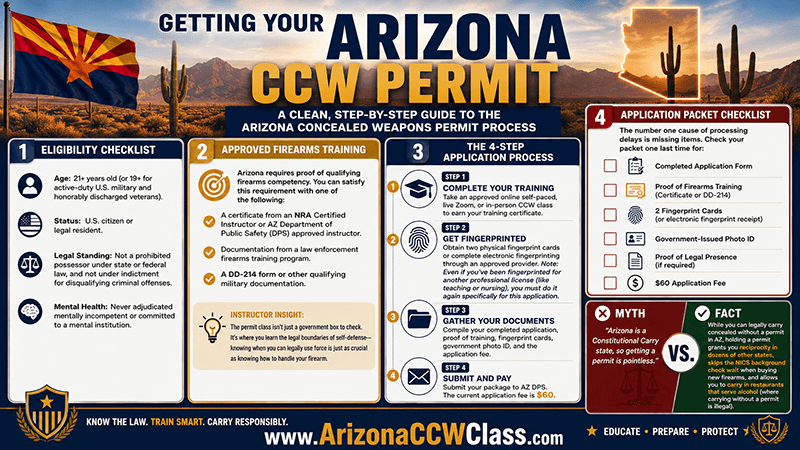 Getting Your Arizona CCW Permit - Step-by-Step Guide