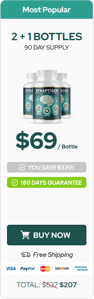 synaptigen buy now 3 bottles
