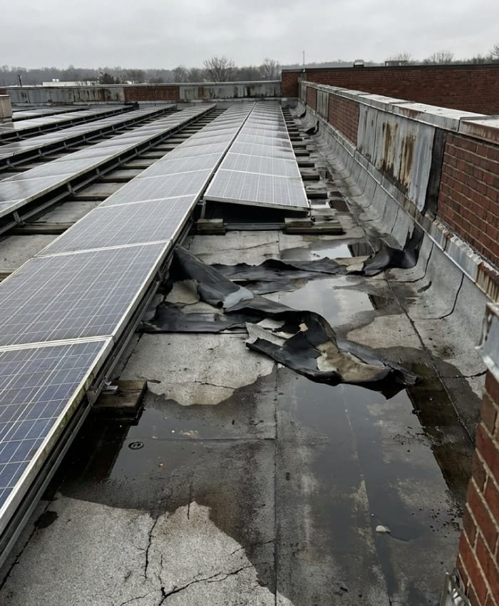 impermeabilizzazione tetto con impianto fotovoltaico