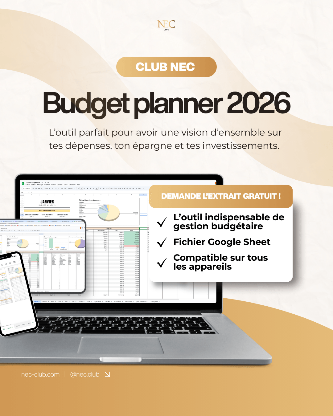 Le budget planner pour reprendre le contrôle de tes finances