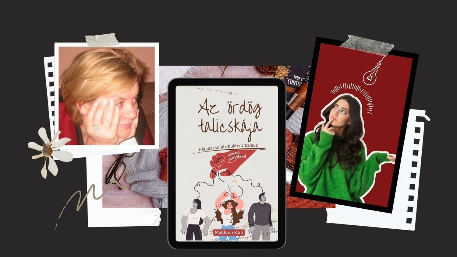 Nem tipikus önsegítő. Inkább egy kapcsolat-túlélő kalandregény – tükörrel.”