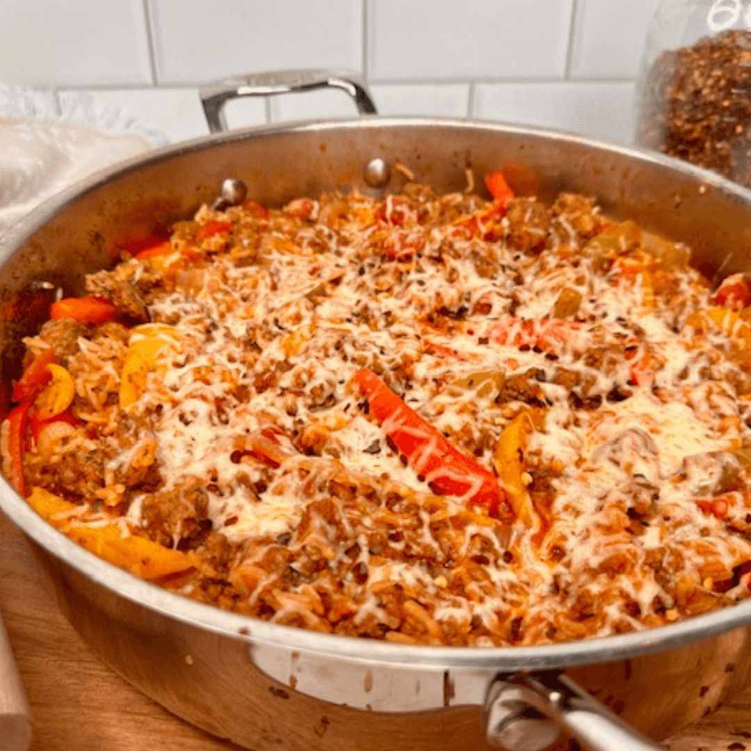 Unstuffed pepper skillet
