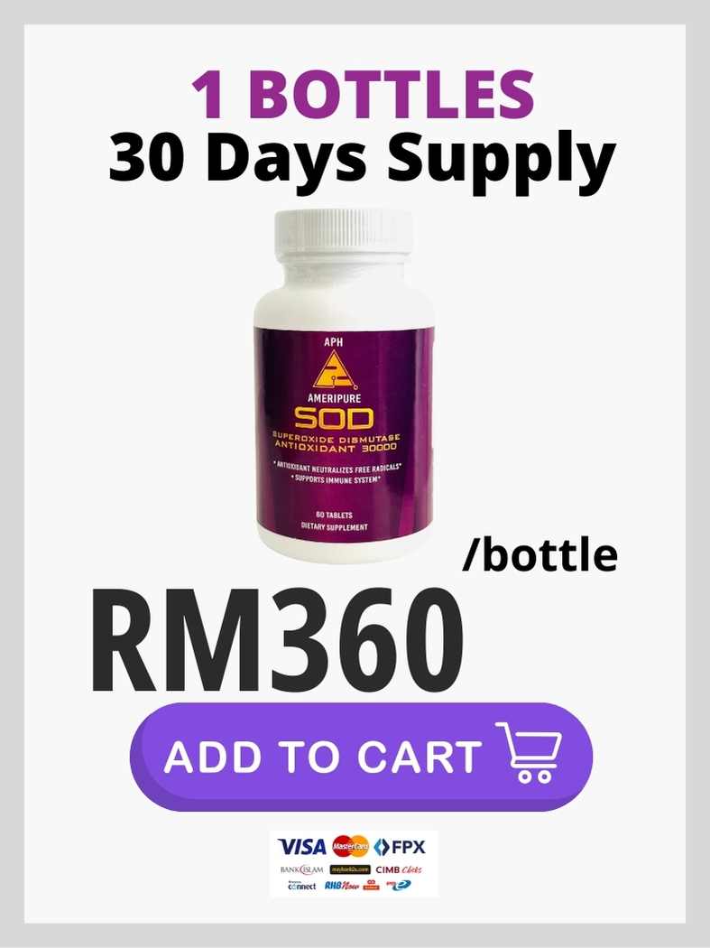 ameripure health sod supplement, APH