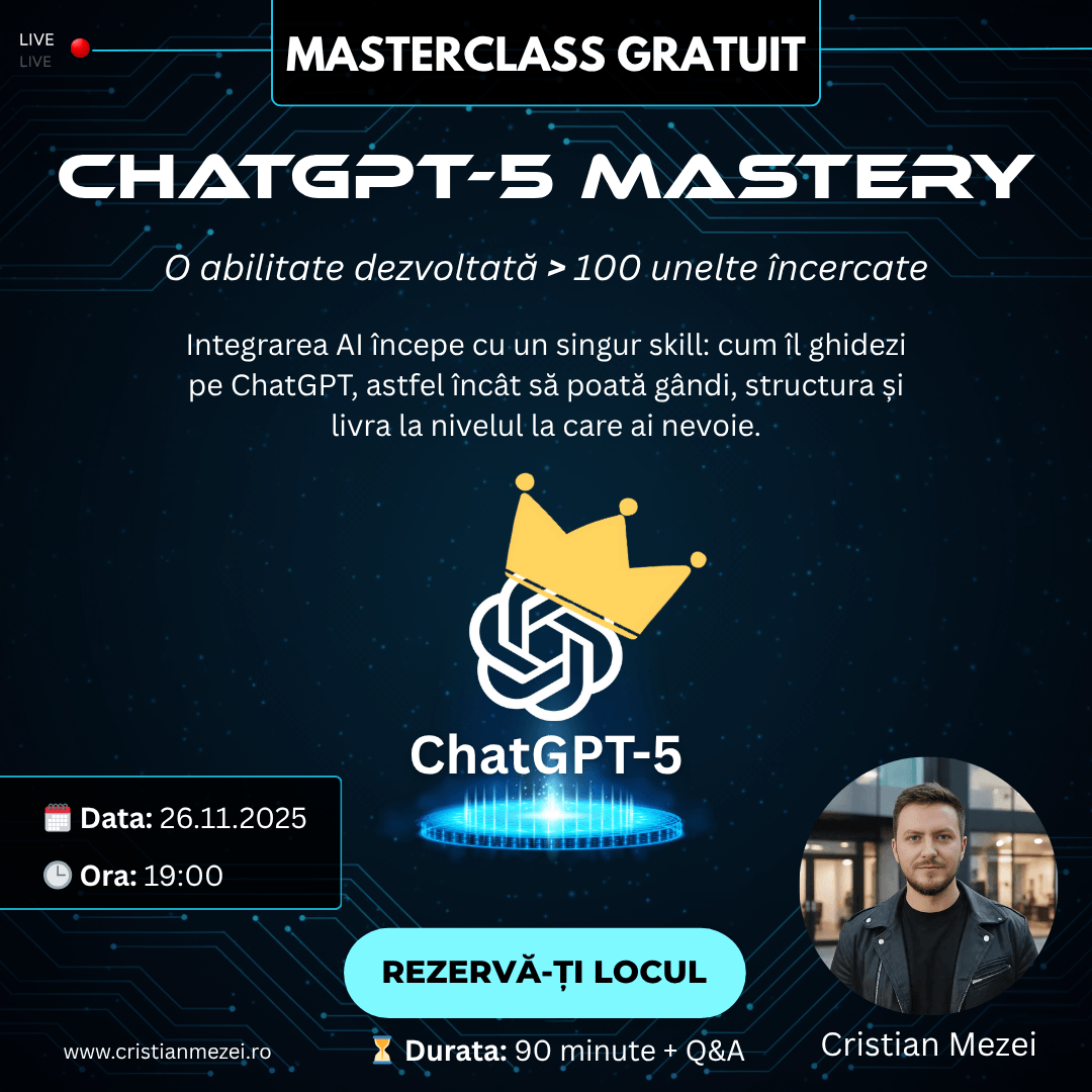 Masterclass Gratuit - ChatGPT-5 Mastery