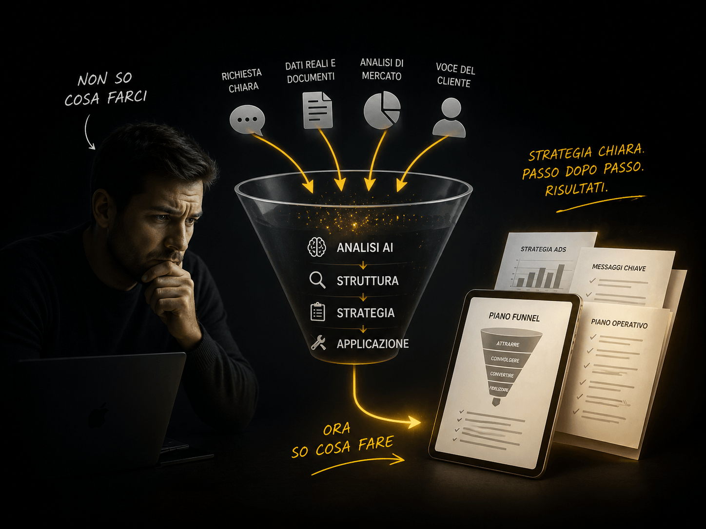 Esempio analisi di mercato AI con Claude