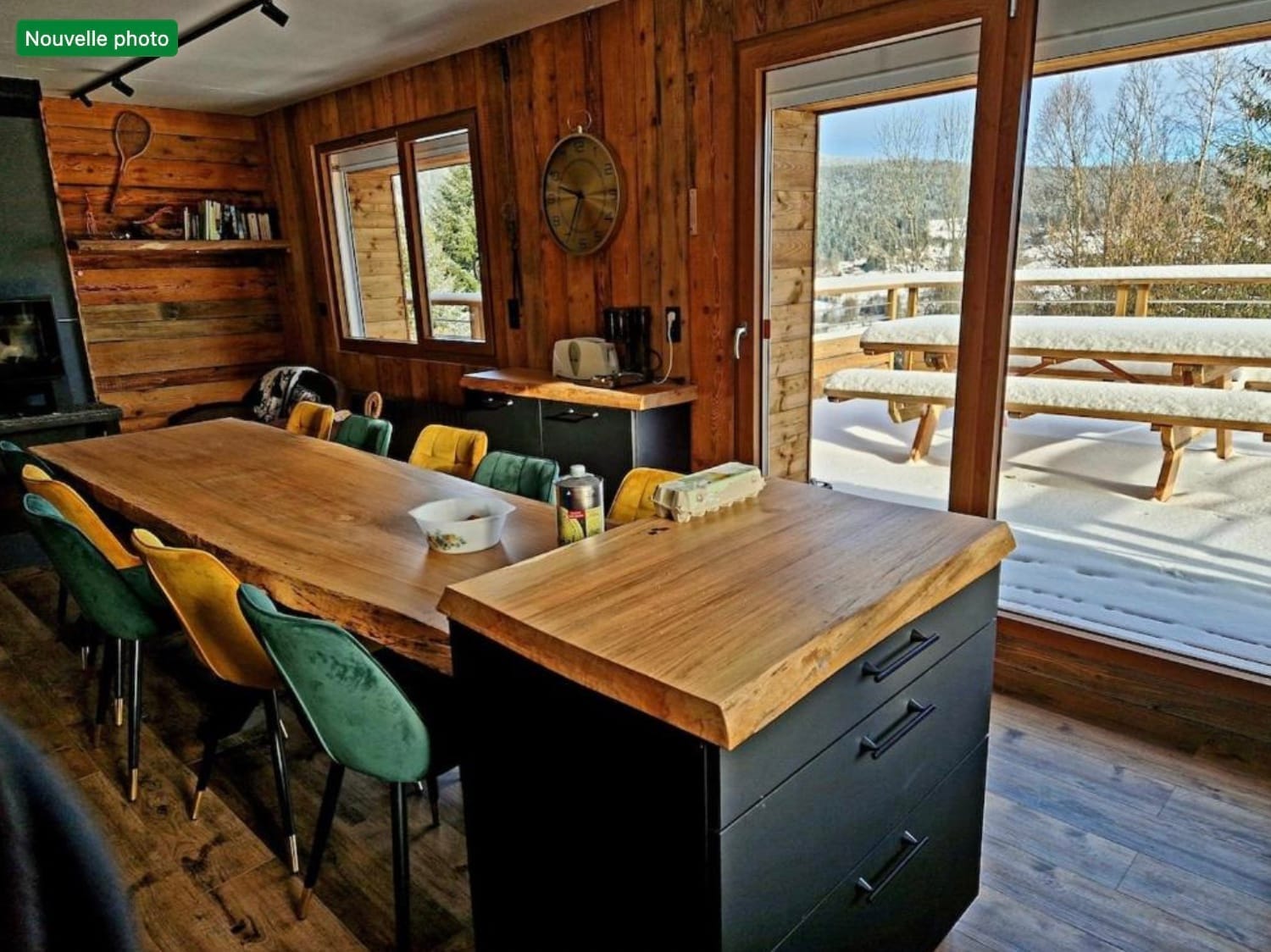 salle à manger du chalet