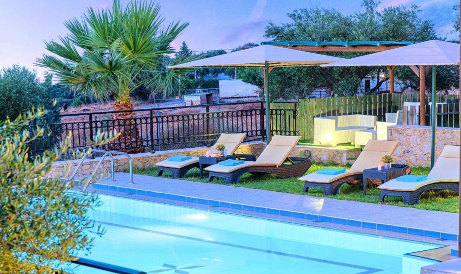 vue de la terrasse du chalet