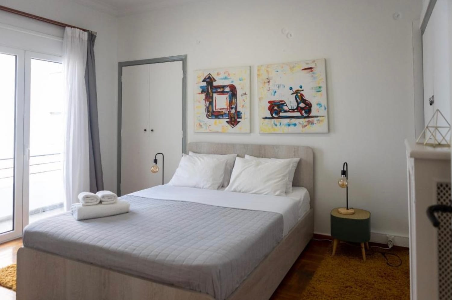 vue de la terrasse du chalet