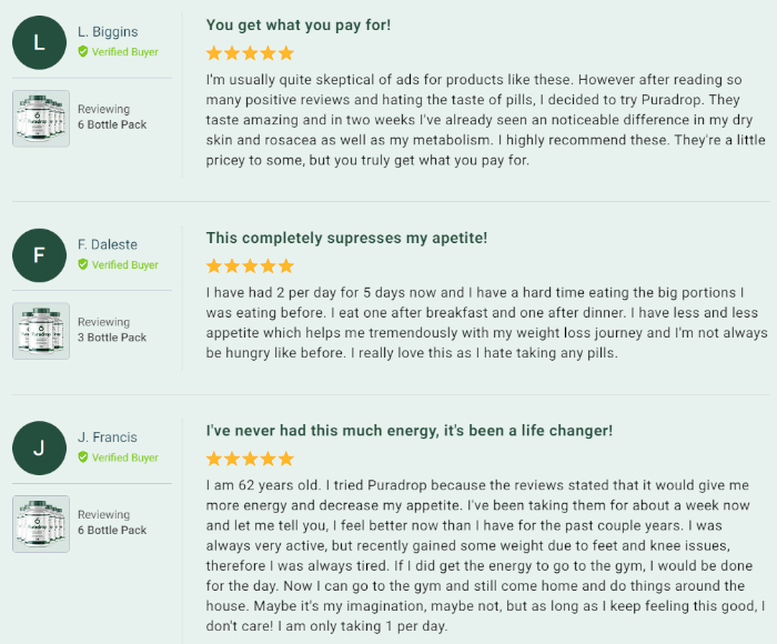 puradrop gummies reviews
