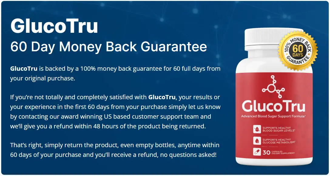 glucotru money back guarantee