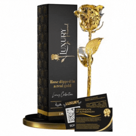24k gold rose